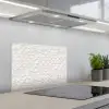Schubben - Wit - Elegant keuken achterwand spatscherm klein 900 -3d_schuin