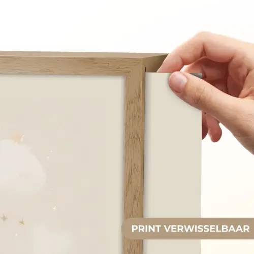 Meisje - Voetbal - Beige Light Box met batterij (Wandlamp kind) middel -USP_websiteprintNL
