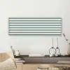 Strepen - Modern - Blauw canvas 2cm klein 828 -sfeer6