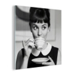 Portret - Thee - Vrouw plexiglas 5mm klein -z3d