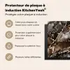 Aardse Marmeren Luxe Inductie beschermer vinyl 3mm middel -usfeer2_FR