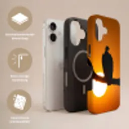 Gier - Tak - Zon - Oranje Toughcase MagSafe Apple iPhone 17 klein -USP_Lagen_NL