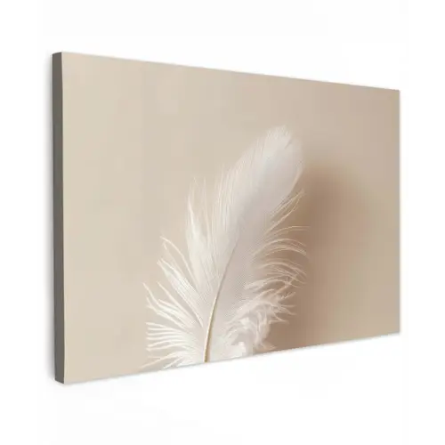 Veer - Minimalistisch - Roze canvas 2cm klein -z3d