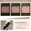 Bloemen - Grafisch - Oranje Light Box met batterij (Wandlamp) middel 907 -USP_dimbaarNL