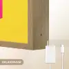 Dream big - Geel - Roze Light Box met batterij (Wandlamp) middel -USP_websiteoplaadbaarNL
