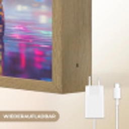 Auto - Politie - Stad - Jongens - Kleurrijk Light Box met batterij (Wandlamp) middel -USP_websiteoplaadbaarDE