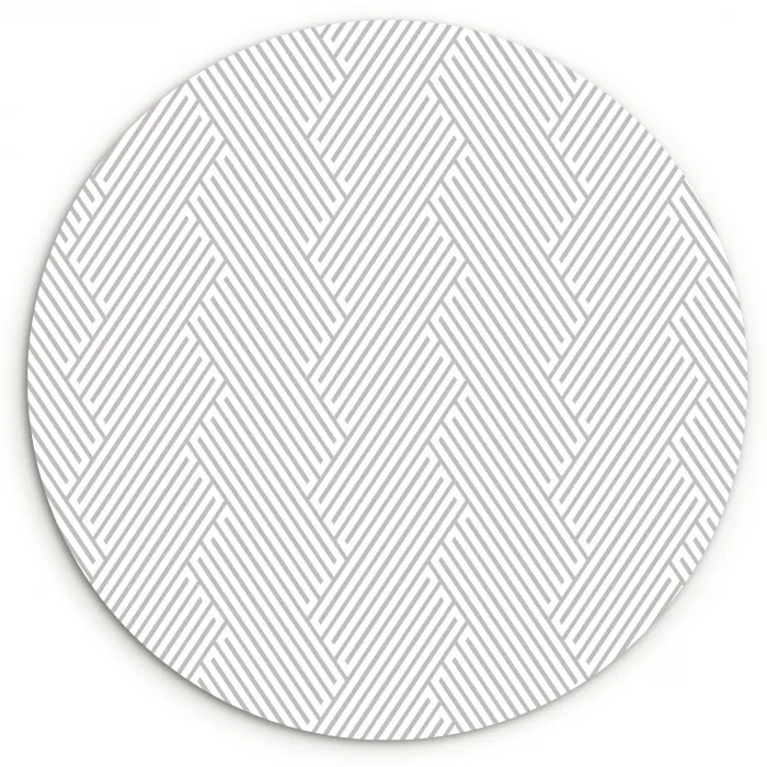 Grafisch - Patroon - Modern Wandcirkel kunststof plaat 5mm dik klein 188 -3d