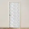 Grijs - Wit - Marmer deurposter klein 289 -3d_beige