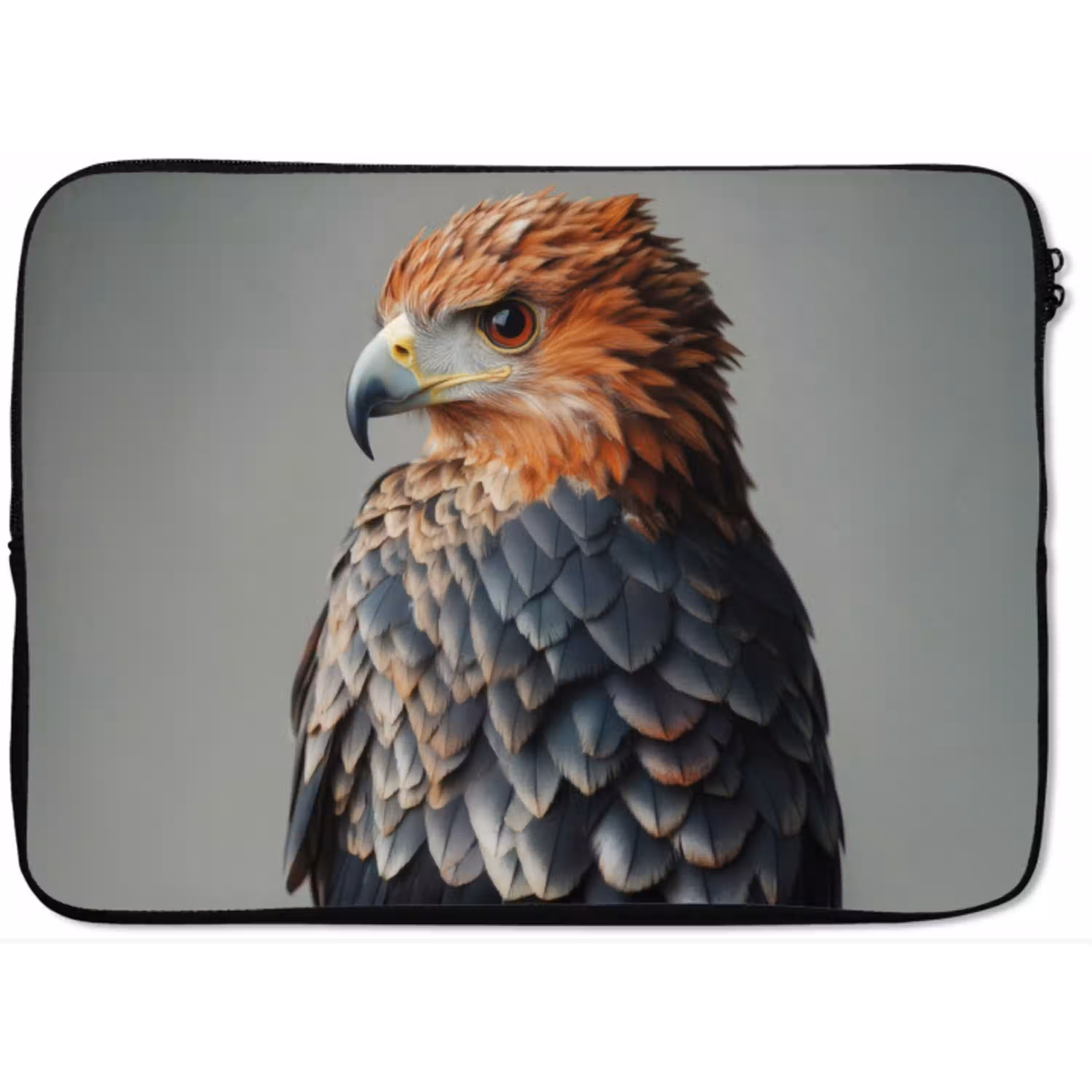 Vogel - Realistisch - Veren - Bruin laptophoes neopreen klein -zkaufland3dotto