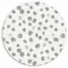 Vlekken - Grijs - Patroon - Aquarel Wandcirkel plexiglas klein 852 -3d