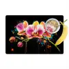 Orchidee - Graffiti - Kleurrijk - Bloemen - Abstract Placemat vinyl groot -zzzproduct_Kitchenyeah-website