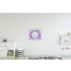 Spiraal - Tie dye - Pasteltinten textielposter latten blank klein -kinderkamer