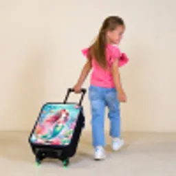 Kira kristalstaart Kinderkoffer - Zwart klein -sfeer1