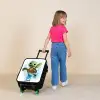 Schildpad - Water - Groen Kinderkoffer - Zwart klein -sfeer1