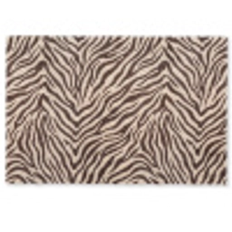 Zebra - Strepen - Bruin Deurmat klein -zkaufland3d