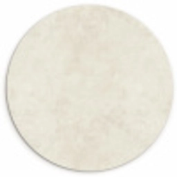 Crème - Egaal - Beton Wandcirkel kunststof plaat 5mm dik klein 188 -3d
