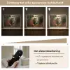 Paard - Bloemen - Natuur - Dieren - Bos - Oranje Light Box met batterij (Wandlamp kind) middel -USP_dimbaarNL