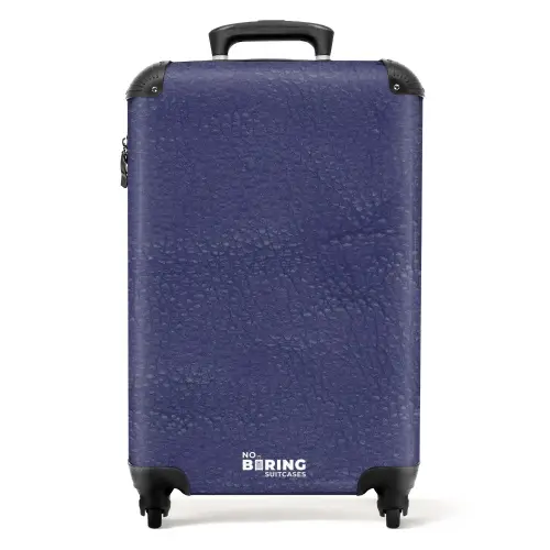 Lederen look lavendel paars NBS - Handbagage koffer - Kinderen Unisex middel -productfoto_recht