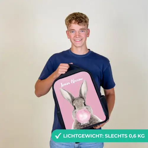 Kauwend knaagje Rugzak - Zwart middel -sfeer7_NL