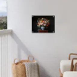 Boeket - Roze - Bloemen - Vaas tuinposter los doek klein -sfeer8