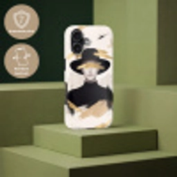Vrouw - Portret - Modern - Goud - Kunst Toughcase MagSafe Apple iPhone 17 klein -USP_PrintM_NL