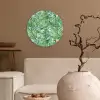 Palmboom - Bladeren - Groen Wandcirkel plexiglas klein 852 -sfeer1