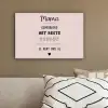 Spreuken - Quotes Mama Je Hebt Ons Al - Moederdag cadeau voor mama - Roze canvas 2cm klein -sfeer3