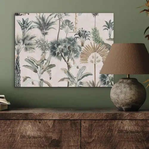 Bladeren - Monstera - Jungle - Tropical PET vilt klein -sfeer2