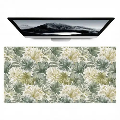 Bladeren - Botanisch - Groen Muismat XXL klein 681 -zzz3d