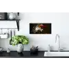 Vaas met bloemen - Schilderij van Rachel Ruysch Muursticker klein -keuken