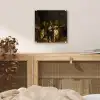 De Nachtwacht - Schilderij van Rembrandt van Rijn plexiglas 5mm klein -sfeer4