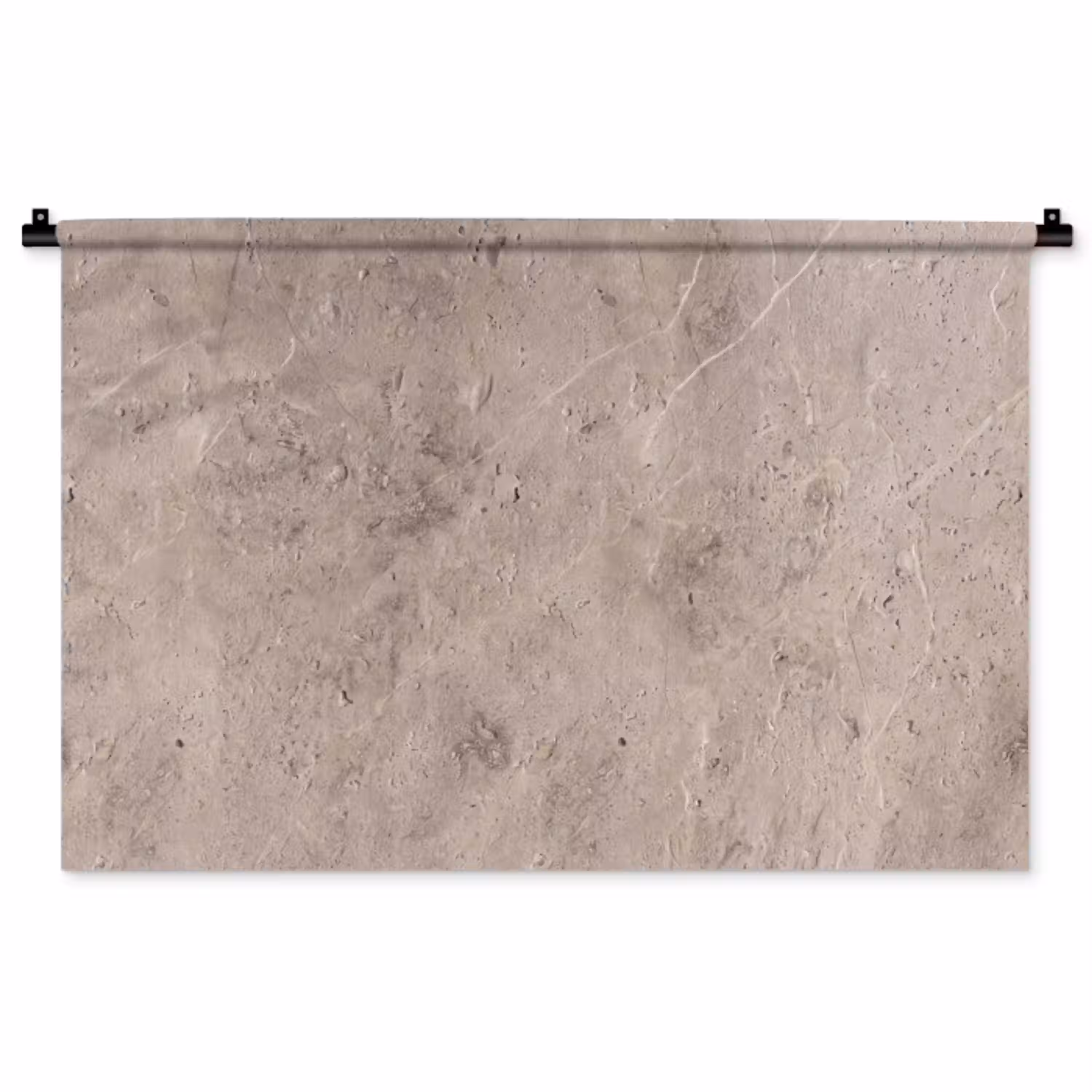 Textuur - Steen - Patroon - Rustiek - Beige Wandkleed katoen middel -zz3d