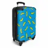 Patronen - Bananen op blauw NBS - Handbagage koffer - Kinderen Unisex middel -productfoto_3d