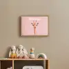 Giraffe - Illustratie - Roze Light Box met batterij (Wandlamp kind) middel -sfeer2_kind