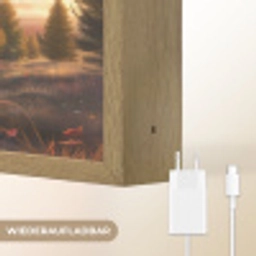 Eenhoorn - Sprookjes dier - Natuur - Meisjes Light Box met batterij (Wandlamp kind) middel -USP_websiteoplaadbaarDE