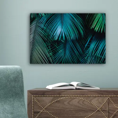 Bladeren - Tropisch - Jungle canvas 2cm klein -sfeer4