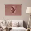 Illustratie - Vogels - Abstract - Roze Wandkleed katoen middel -sfeer4