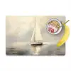 Zeilschip - Zee - Bewolkt Placemat vinyl groot -zzzproduct_Kitchenyeah-website