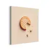 Koekje - Kruimels - beige aluminium wit klein -3d