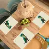 Stekels - Dino - Blauw - Gespierd Placemat vinyl groot -zzsfeer5_Kitchenyeah-website