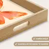 Vlinder - Minimalistisch - Roze Dienblad Rechthoek middel -USP_HandgreepNL