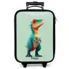 Stoere dino met grote ogen Kinderkoffer - Zwart klein -zzz_website3d