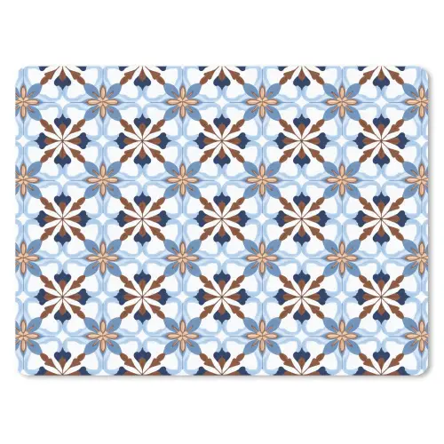 Ornament - Tegel - Kleurrijk muismat rubber klein 262 -3d