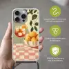 Citroenen - Glas - Tafelkleed - Geblokt Hoesje iPhone 16 Pro Max met koord klein -sfeer2_NL