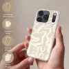 Lijnen - Abstract - Beige - Wit - Minimalistisch Telefoonhoesje iPhone 17 Pro klein -sfeer3_NL