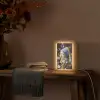 Meisje met de parel - Johannes Vermeer - Bloemen Light Box met kabel (Tafellamp) klein -sfeer4