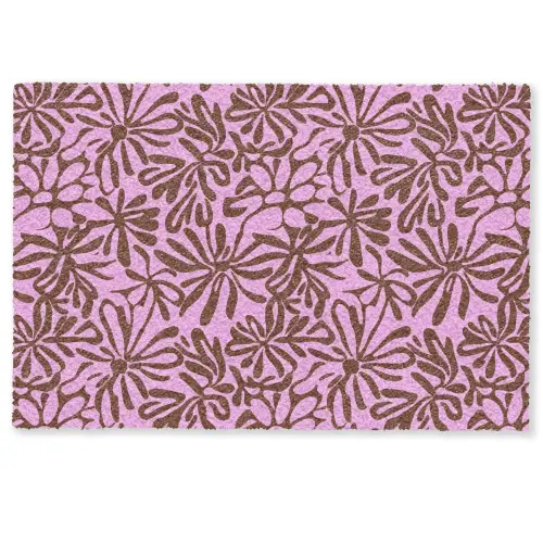 Organisch - Patroon - Roze Deurmat klein 898 -zkaufland3d