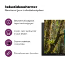 Quetzal - Jungle - Natuur - Groen Inductie beschermer vinyl 3mm klein -zzzzzzz-cc-usp