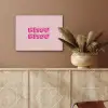 Bisou - Roze - Dikke letters PET vilt klein -sfeer4