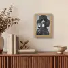 Hond - Krullen - Zonnebril - Wijn Light Box met kabel (Tafellamp) klein -sfeer2